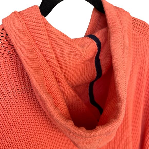 Lauren Ralph Lauren Women's Pink/Peach Combed Cotton Hoodie Sweater Size Large - Picture 7 of 7